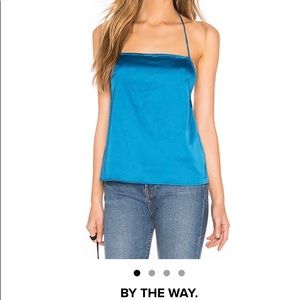 Brenna Satin Halter Top from BY THE WAY